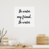 水になる ポスター (キッチン)