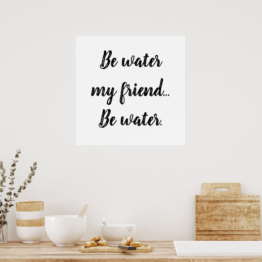 水になる ポスター (キッチン)