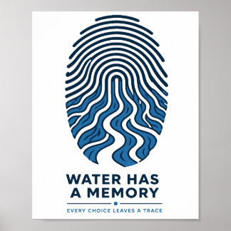 水には記憶の指紋がある ポスター
