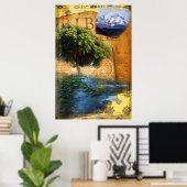 水によって植えられる ポスター (ホームオフィス)