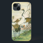 水による東洋クレーン iPhone 13ケース<br><div class="desc">視野のスタジオによるこの絵画は鳥のコレクションのために完成します。 黒いおよび茶色の翼が付いている白いクレーンのこのコンテンポラリーな芸術のプリントは東洋芸術ファンのために完全であり、詳細はZazzleあらゆるプロダクトにキャラクターを加えます。</div>