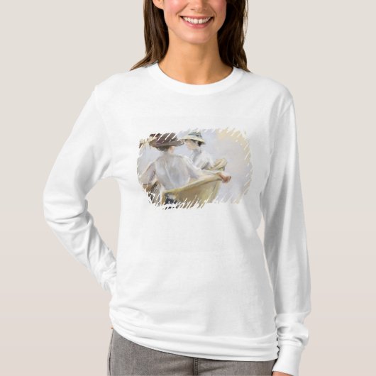 水による2人の女性 Tシャツ (正面)