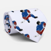 水にアイスホッケープレーヤーの歩行 ネクタイ (ロール)