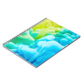 水にインク滴の背景要約，背景，dr ノートブック (左側)