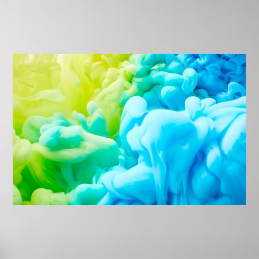 水にインク滴の背景要約,背景,dr ポスター (正面)