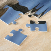 水にガチョウ ジグソーパズル (側面)