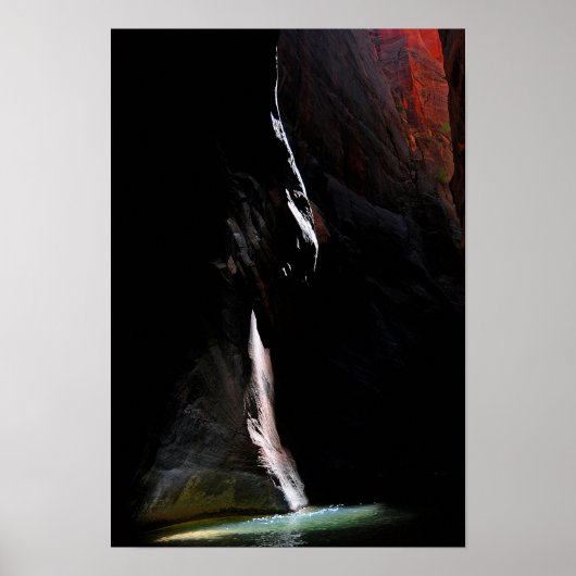 水にスポットライト ポスター (正面)