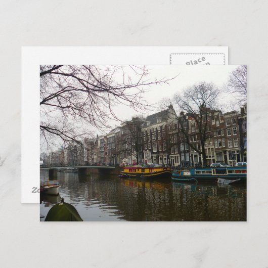 水に住む人 ポストカード (正面/裏面)