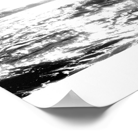 水に光る ポスター (角)