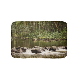 水に反射 バスマット