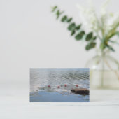 水に対する瞑想 名刺 (スタンド正面)