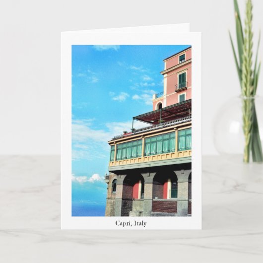 水に建物 カード (正面)