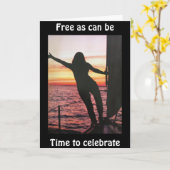 ***水に当たる準備ができました***誕生日カード カード (黄色い花)