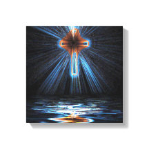 水に映る聖なる十字架