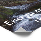 水に架かる ポスター (角)