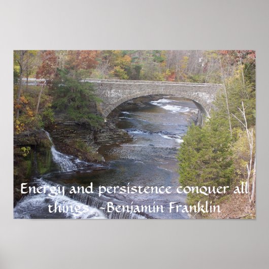 水に架かる ポスター (正面)