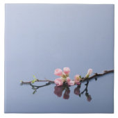 水に桜 タイル (正面)