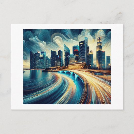 水に橋をかけて ポストカード (正面)