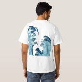 水に歩くこと Tシャツ (裏面フル)