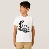 水に水車 Tシャツ (正面フル)