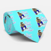 水に氷の漁師の歩行 ネクタイ (ロール)