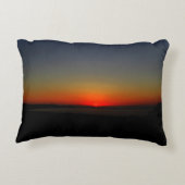 水に沈む夕日 アクセントクッション (裏面)