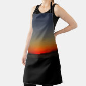 水に沈む夕日 エプロン (インサイチュ)