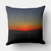 水に沈む夕日 クッション (裏面)