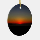 水に沈む夕日 セラミックオーナメント (右)
