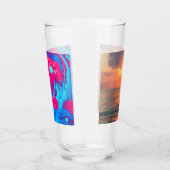 水に沈む夕日 タンブラーグラス (右)