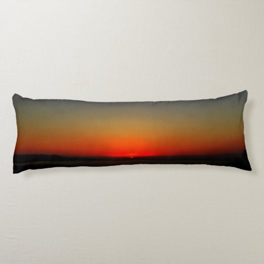 水に沈む夕日 ボディピロー (裏面)