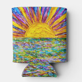 水に沈んだクール日 缶クーラー (裏面)