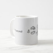 水に浮かぶコーヒーマグに浮かぶカワウソ コーヒーマグカップ (正面左)