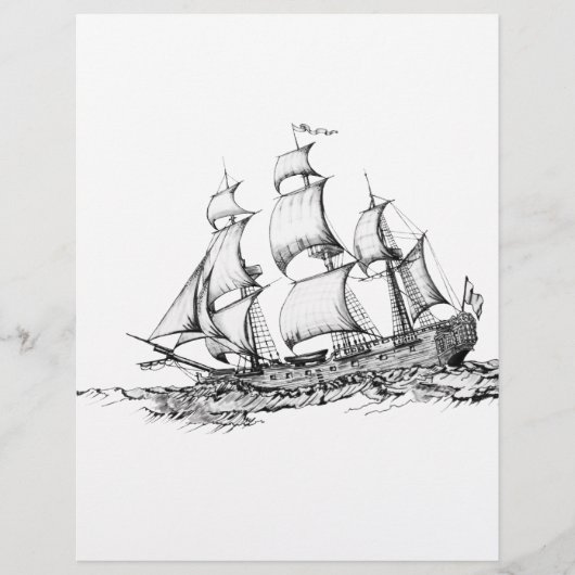 水に浮かぶボート チラシ (正面)