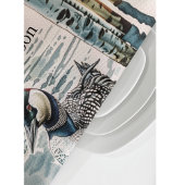 水に浮かぶ美しい黄褐色 キッチンタオル