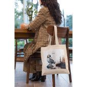 水に浮かぶ美しい黄褐色 トートバッグ