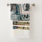 水に浮かぶ美しい黄褐色 バスタオルセット (インサイチュ)