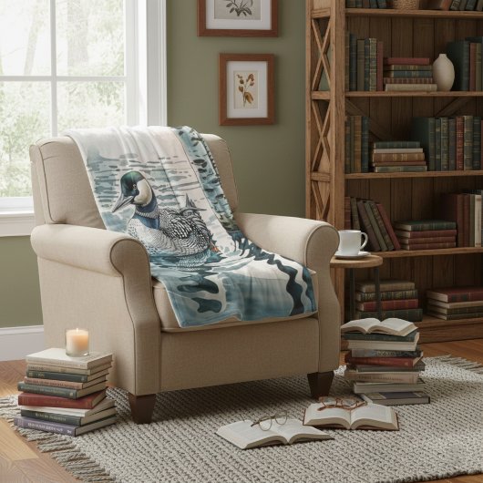 水に浮かぶ美しい黄褐色 フリースブランケット