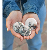 水に浮かぶ美しい黄褐色 缶バッジ