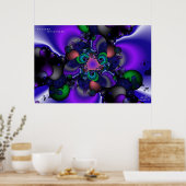 水に浸した分子 ポスター (キッチン)