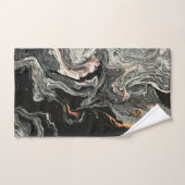 水に溶けた大理石 ハンドタオル (ハンドタオル)