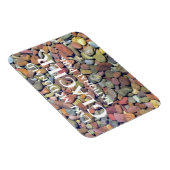 水に滑らかな石マクドナルド、氷河NP マグネット (右側)