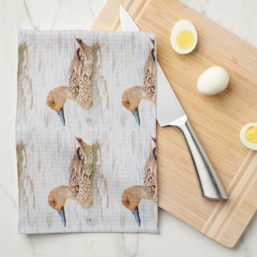 水に潜る キッチンタオル (四つ折り)