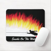 "水に煙"水スキーマウスパッド マウスパッド (マウス)