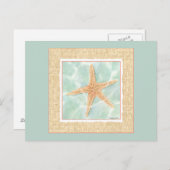 水に航海のおけるヒトデ ポストカード (正面/裏面)