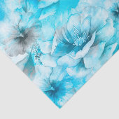 水に青い花 薄葉紙 (詳細)