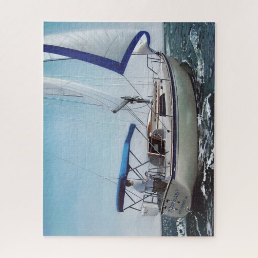 水に ジグソーパズル (縦)