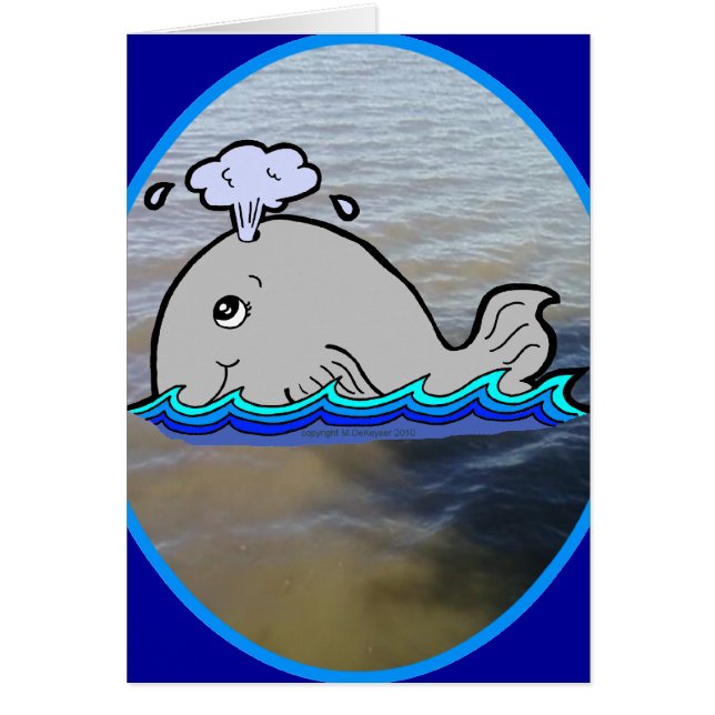 水のかわいいクジラ (正面)