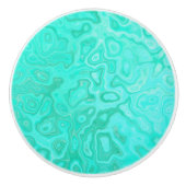 水のしぶきによって大理石模様をつけられるデザイン セラミックノブ (正面)