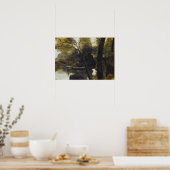 水のそばの騒々しいルグランドバロック ポスター (キッチン)